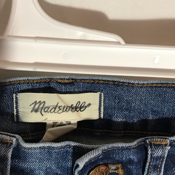 Madewell Women's Cali Demi-Boot Straight Leg Blue Jeans, Size 25 - Picture 2 of 7